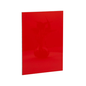 Глянцевая красная облицовка 3 мм 4 мм глянцевая цветная алюминиевая композитная панель